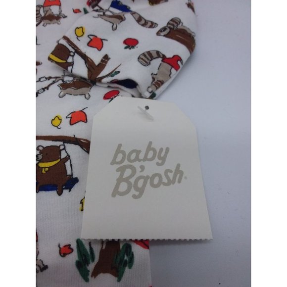 Baby B'gosh Infant Boys Sleeper Footie Size 6 Months Animals Camping Theme - Picture 4 of 10